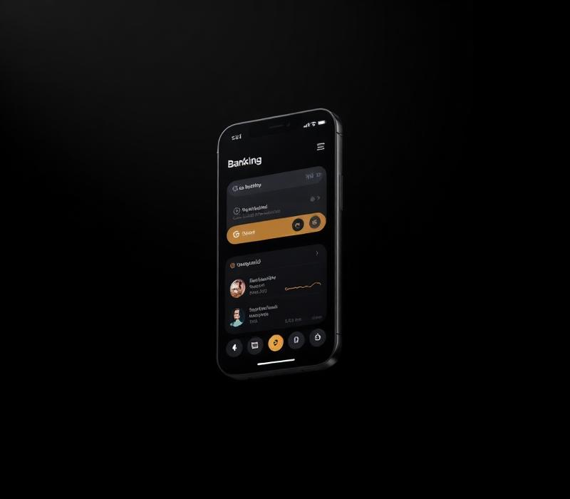 Noir Bank — Mobile · UI/UX project by Aadors Studios